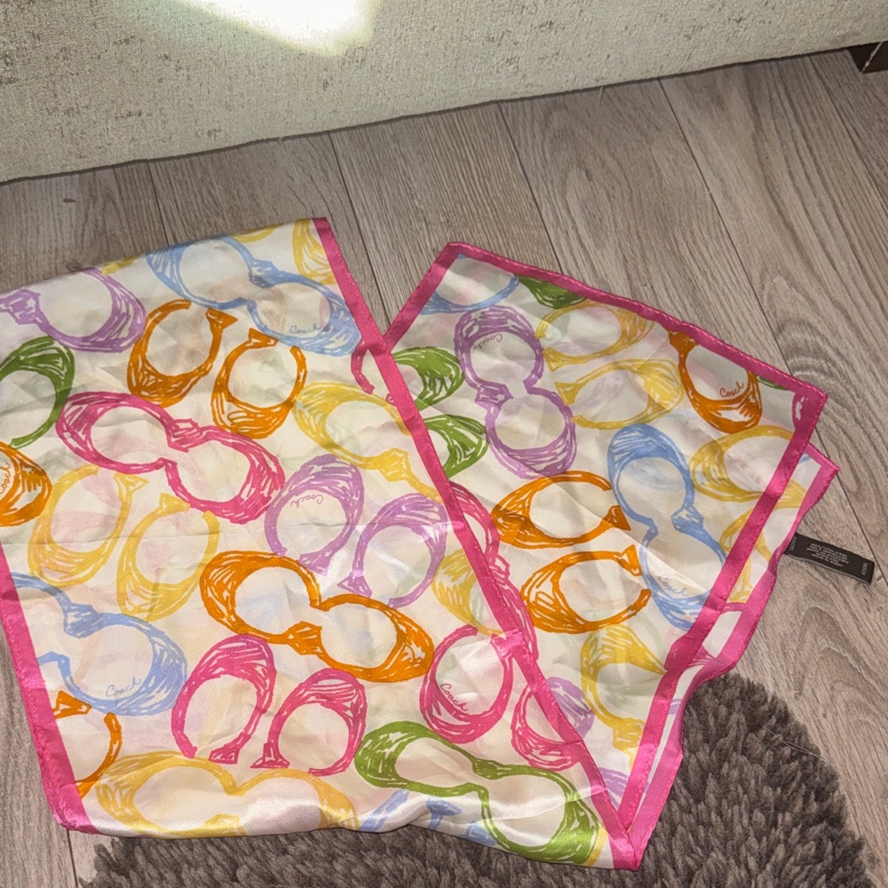 Coach printed scarf